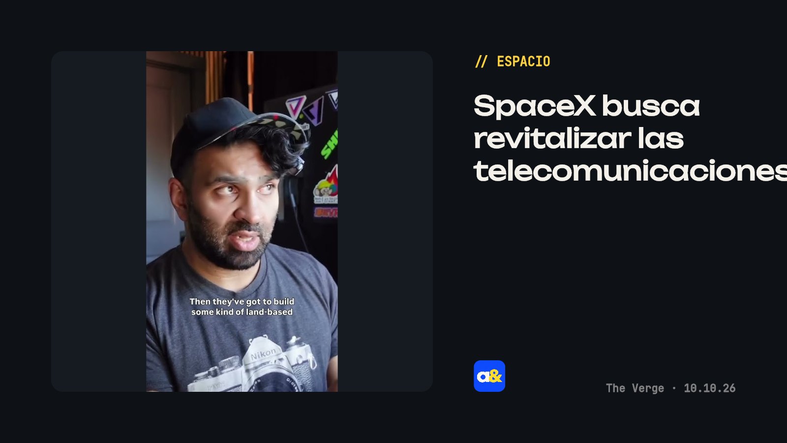 SpaceX busca hacer sexy el negocio de telecomunicaciones