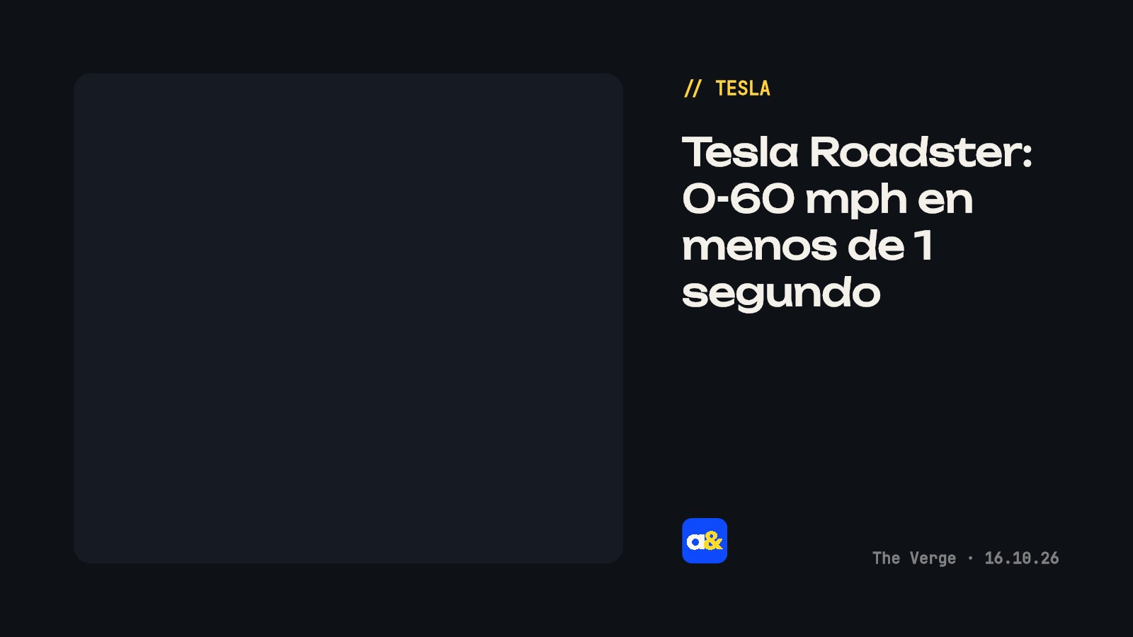 Tesla lanza nuevo Roadster con aceleración impresionante
