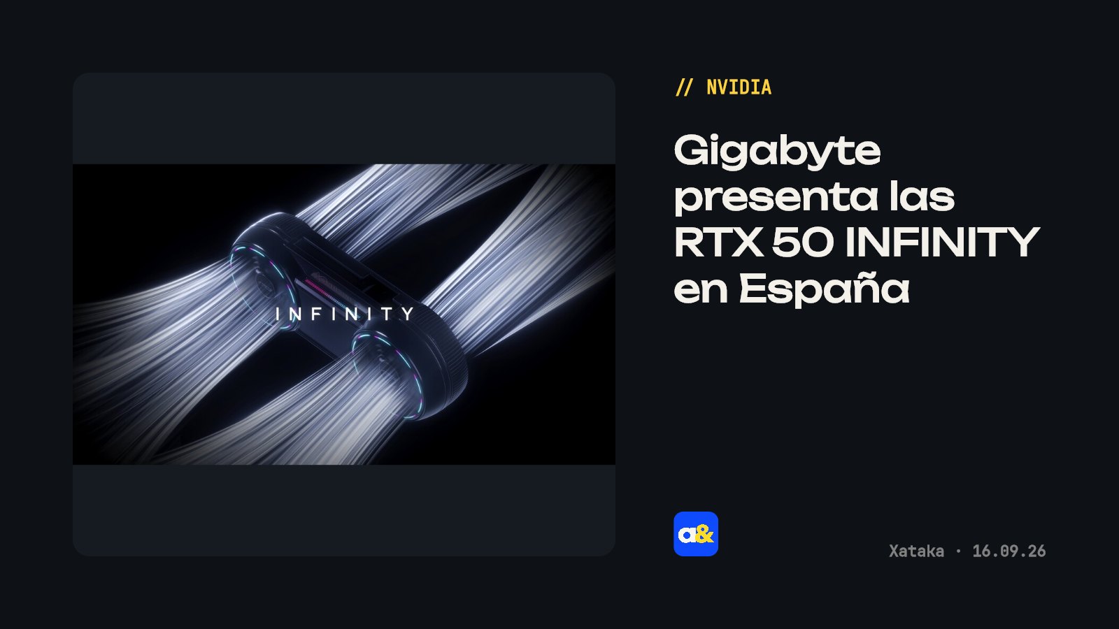 Gigabyte presenta las RTX 50 INFINITY