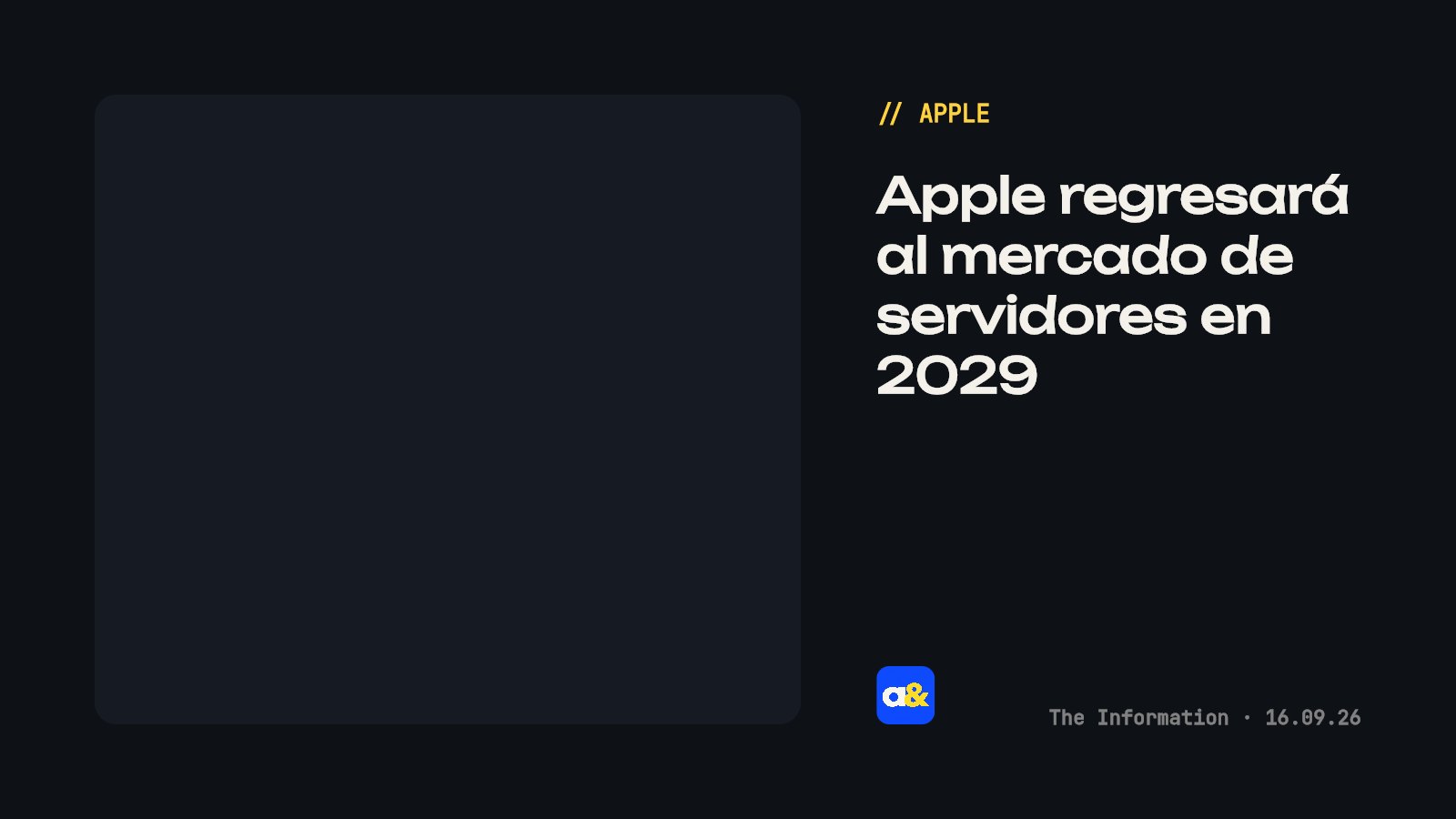 Apple trabaja en servidor empresarial con chips propios