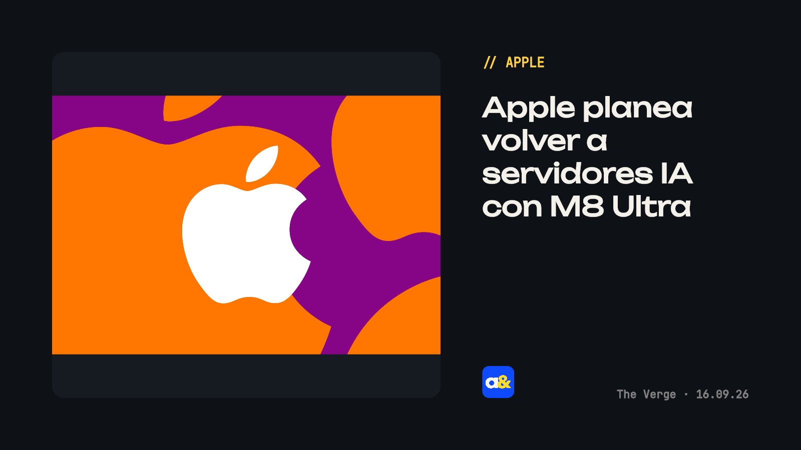 Apple planea volver al negocio de los servidores