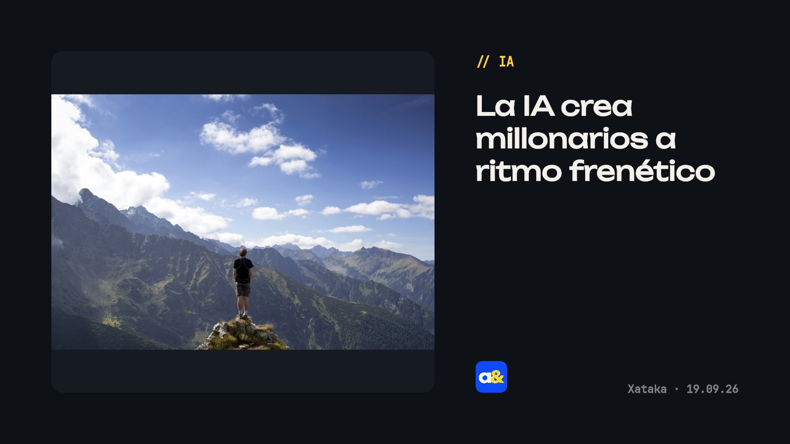 La IA crea nuevos millonarios en Silicon Valley