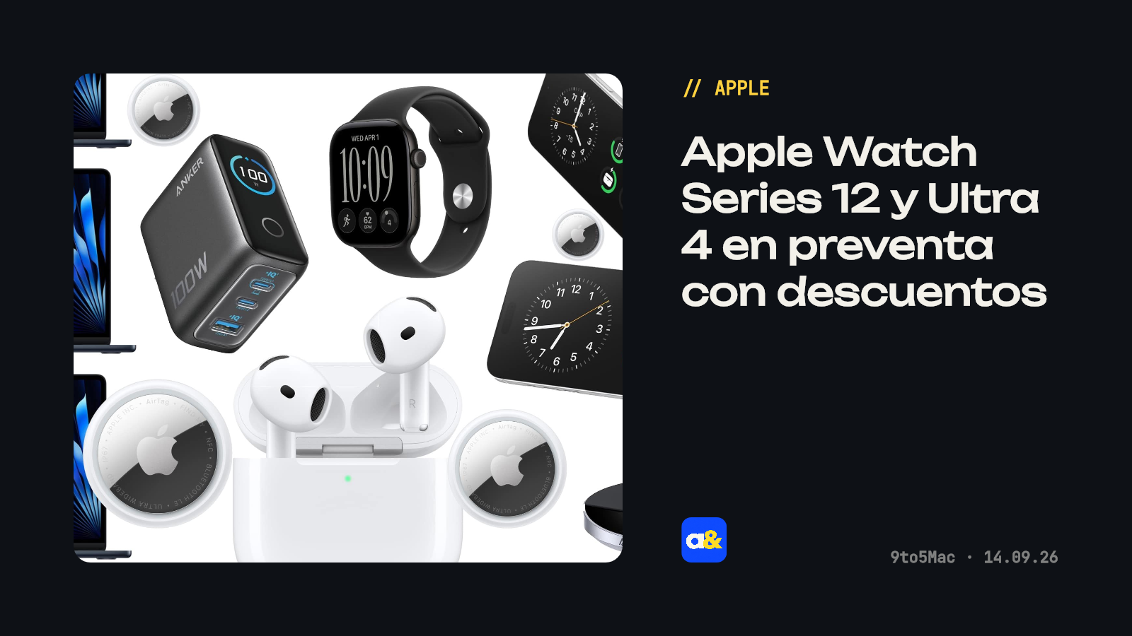 Apple Watch Series 12 y Ultra 4 en preventa con descuentos
