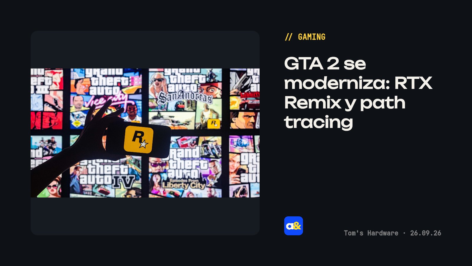 Modder lleva RTX Remix a GTA 2