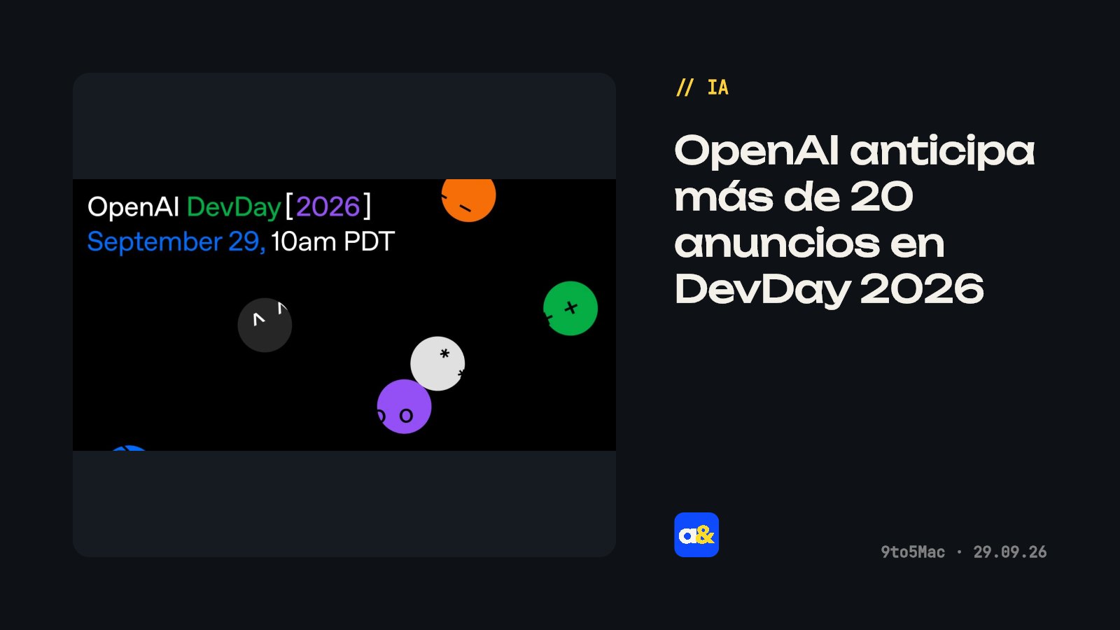 OpenAI anticipa más de 20 anuncios en DevDay 2026