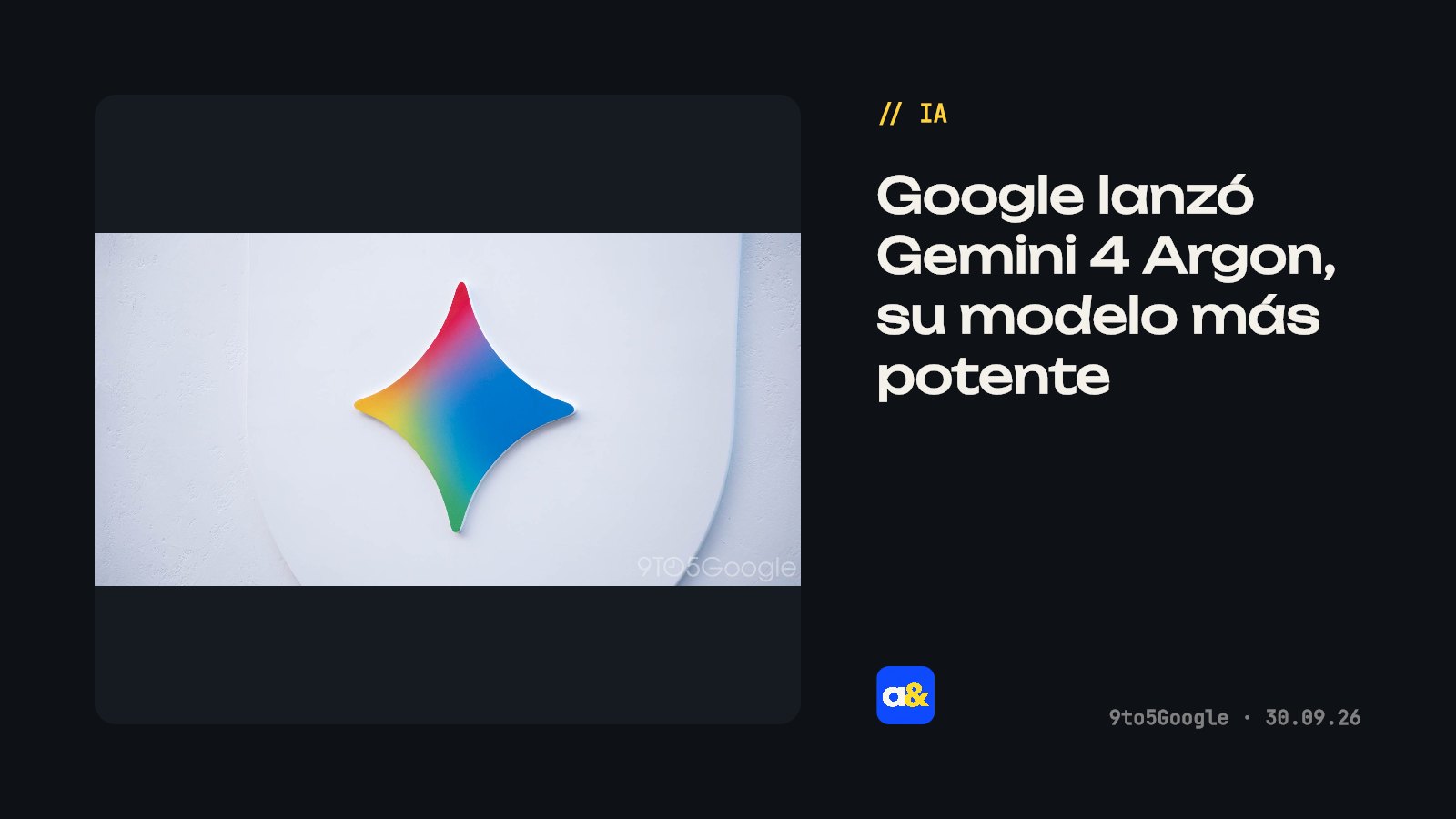 Google lanza Gemini 4 Argon
