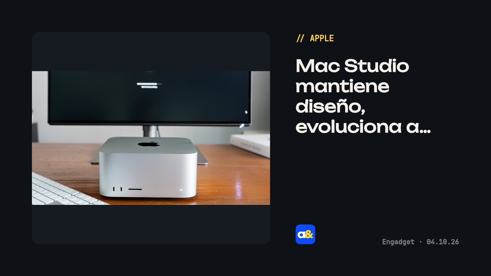 Evolución del Mac Studio de Apple